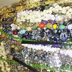 Lot of wearable necklaces